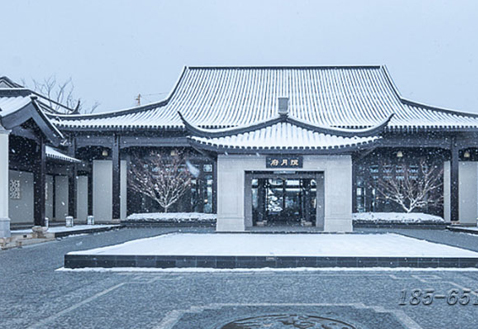 西安攬?jiān)赂?仿古建筑改造鋁窗花工程
