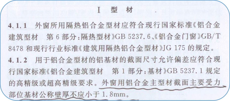關(guān)于鋁型材受力桿件壁厚的理解